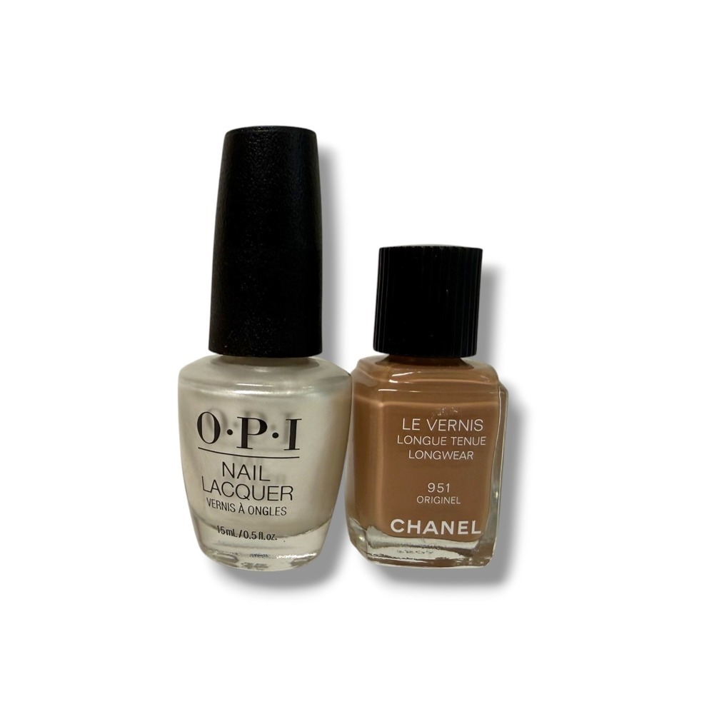 OPI Chanel Nail Polish Longwear Lacquer Bundle Set White Tan 951